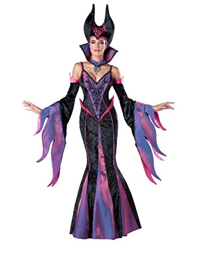 InCharacter Costumes Women's Dark Sorceress, Purple/Black, Large