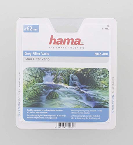 Hama Vario ND2-400 Graufilter 62 mm
