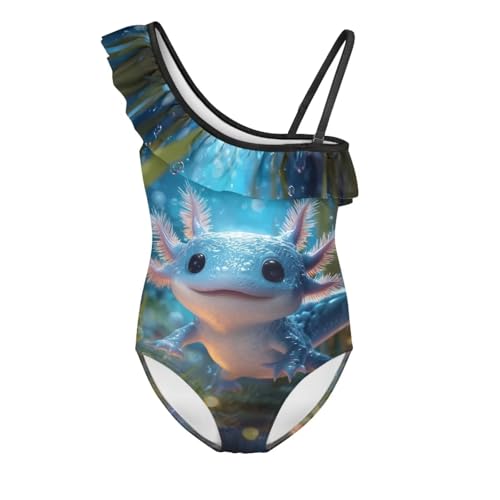 Image of Yzaoxia Girls Swimsuits One Piece Bathing Suit Sleeveless Gymnastics Swimwear for Kids 3-14Y
