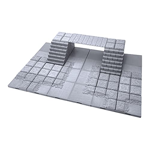 Locking Dungeon Tiles - Bridge Over Lava