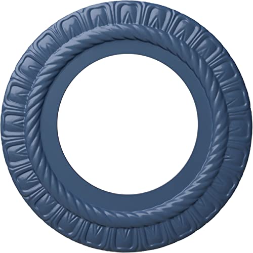 Image of Ekena Millwork CM10CLAMF 10-5 /8 inch x 5-3 /4 inch x 1 /2 inch Claremont Ceiling Medallion, Americana