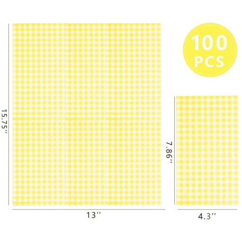 Wdf150packyellowcheckerednapkins3plydisposableyellowandwhiteginghamnapkinsguestnapkinsdinnernapkinspaperforpicnicbbqbirthdayweddingpartyeaster Urban Country Home Decor Wdf 150pack yellow checkered napkins 3 ply disposable yellow and white gingham napkins guest napkins dinner napkins paper for picnic bbq birthday wedding party easter urban country home decor