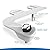 Bio Bidet SlimEdge Dual Nozzle Bidet Attachment with Bemis Round Toilet Seat, Fresh Water Spray Non Electric, Easy to Install, Brass Inlet and Internal Valve
