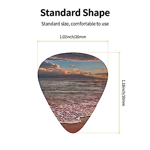 Lot de 12 médiators tendance et durables en forme de vague blanche pour ukulélé, guitare électrique, basse - Les Beatles, Paul McCartney, John Lennon, RIngo Starr, George Harrison Lot de 12 médiators tendance et durables en forme de vague blanche pour ukulélé, guitare électrique, basse – Image 5