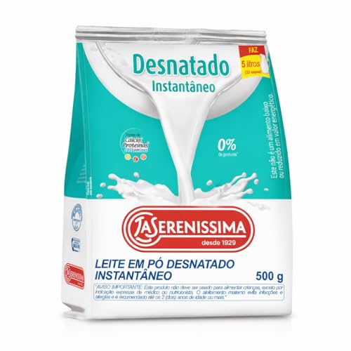 La Serenissima Leite em Pó Desnatado Instantâneo 500g