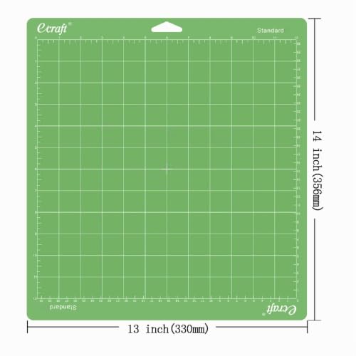 Miniatura 2 de Ecraft Alfombrilla De Corte De 30,5 X 30,5 Cm Para Cricut, Incluye Adhesivo Fuerte Estándar Ligero Paquete De 3 Alfombrillas De Corte Cuadradas Flexibles De Repuesto Para Manualidades, Costura Y