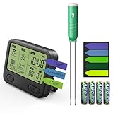 Spezialisierte Substratkompatibilität: Unser Sensor, der ausschließlich für auf Erde basierende Medien entwickelt wurde, garantiert genaue Messwerte und sollte nicht in alternativen Substraten wie Kies, Perlite oder Vermiculit eingesetzt werden.