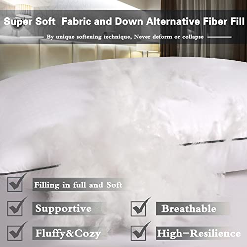 Himoon Bed Pillows For Sleeping Queen Size Set Of 2,Comfortable Hotel Cooling Pillows 2 Pack, Soft & Support #TOP3