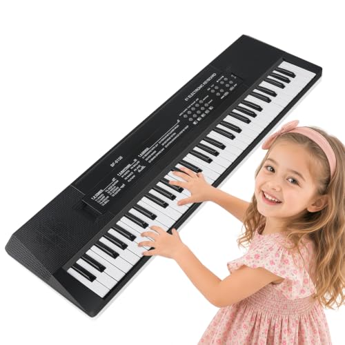 Kids Piano, 61 Keys Electronic Piano Keyboard with...