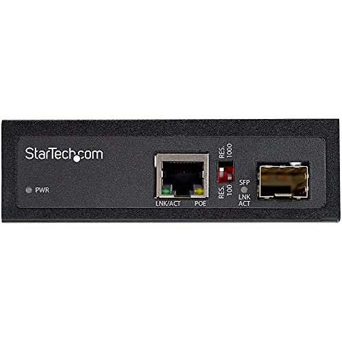 StarTech.com PoE+ Industrial Fiber to Ethernet Media Converter 60W, SFP to RJ45 - Image 3