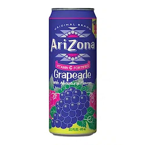 AriZona Grapeade Boisson Raisin - Canette de 680 mL (1)