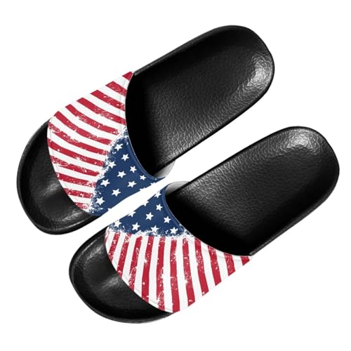 Image of Footwear for Mens Open Toe Athletic Sandals Anti-Slip Sole Slide Sandals Pillow House Flat Shoes Comfortable Slip On Slippers for Indoor & Outdoor
