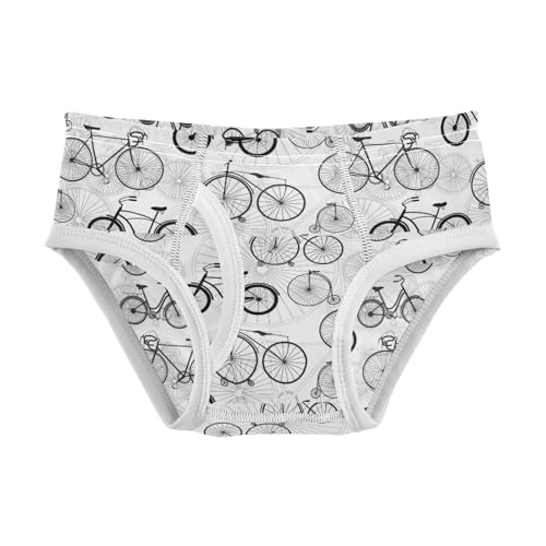 Boys' Exclusive Briefs Toddler Underwear 95% Combed Cotton Boxerbriefs 2T Bicycle Pattern 71