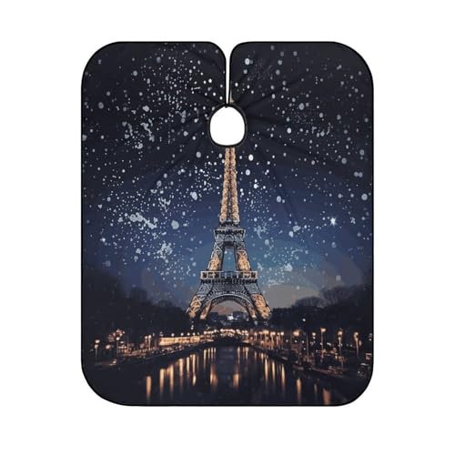 Capa de Corte Night Paris Torre Eiffel para Hombre y Mujer miniatura 6