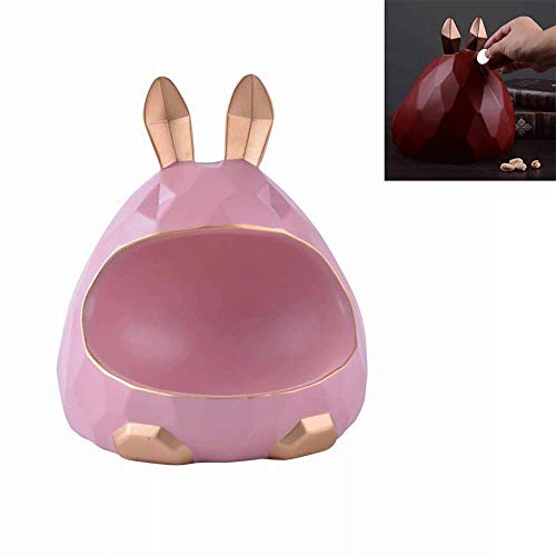Preisvergleich Produktbild AILZNN Süßigkeiten Desktop Speicher Schmuckkästchen Mit Sparschwein, Weihnachten Dekoration Lager Harz Candy Dish Süßer Frucht-umhüllungs-behälter,3-20×23...