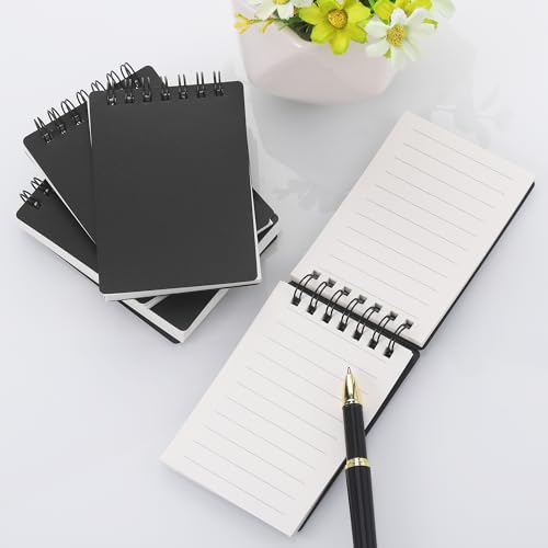 JIANTA Small Pocket Notebooks, 8 Pack 80 Pages/40 Sheets Spiral Notebook, Lined Memo Pads, 3 x 4 Inch Ruled Notepads for School Office Supplies - Image 7