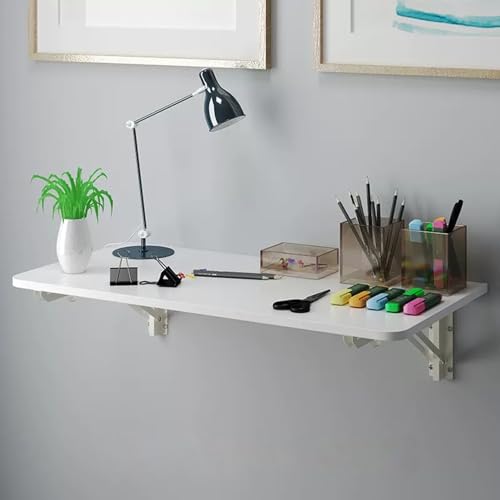 Table de travail murale pliante rabattable et réglable de 40 à 120cm