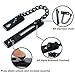 Alise Chain Door Guard Lock,Door Chain Locks with Safety Spring Anti-Theft Press Latch for Inside and Extra Front Door, Matte Black(1 Pack)