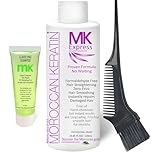 Moroccan Keratin FORMALDEHYDE-FREE Most Effective Brazilian Keratin Hair Blowout Straightening Smoothing Hair Treatment
