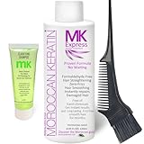 Moroccan Keratin Blowout Brazilian Keratin Hair Treatment Proven Formula 120ml Straightening Smoothing Repairing Formaldehyde-free Sin-formol Proven Tested All Hair types