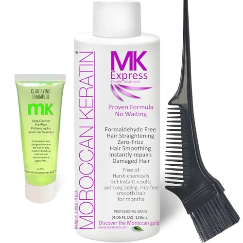 Moroccan Keratin Blowout Brazilian Keratin Hair Treatment Proven Formula 120ml Straightening Smoothing Repairing Formaldehyde-free Sin-formol Proven Tested All Hair types