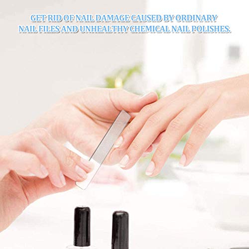Premium Set bestehend aus 6 Glasnagelfeilen, Professionelle Glasnagelfeile Nagelfeile für Naturnägel, Babys, Kinder… – Bild 7