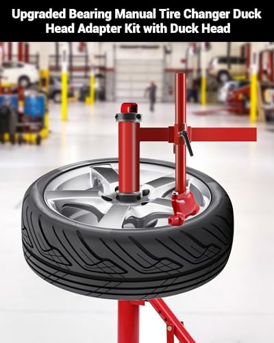 Image of Bearing Manual Tire Changer Duck Head Adapter Kit, Fit for 16 inch-21 inch Wheels | Duck Head Tire changer, Compatible with Most Car, Trucks, SUVs, ATV Tires, Fit for HF Tire Changer