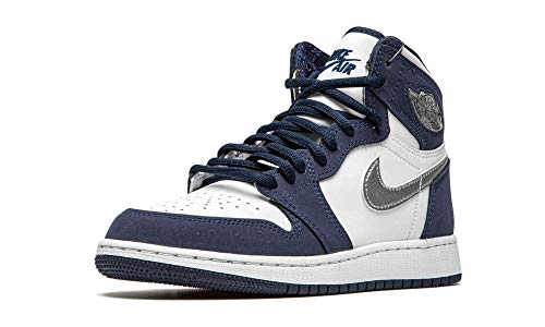 Jordan Air 1 Retro High Co.Jp Gs Midnight Navy Youth 575441 141 - Size 5Y4