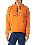  GANT Damen D1. Color Lock UP Hoodie Kapuzenpullover, Sweet ORANGE, M