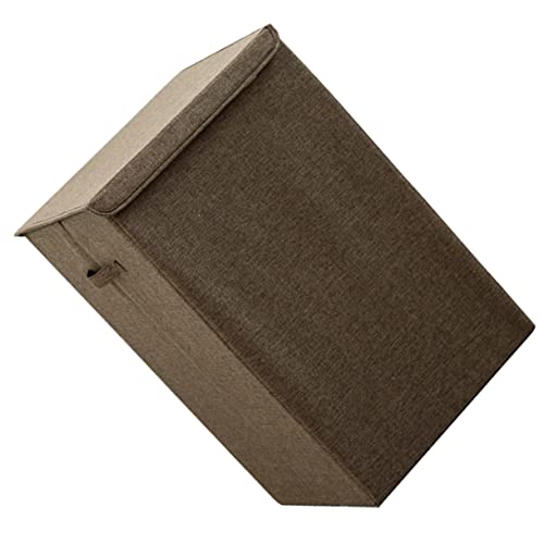 Panier à linge avec couvercle conteneur de rangement vêtements et jouets chambre