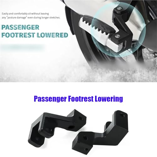 Kit d'abaissement de repose-pieds passager pour R1300GS 2023 - 2