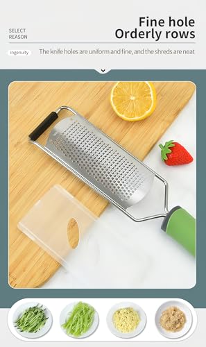 Rallador de Queso de Acero Inoxidable 304 Rojo miniatura 4
