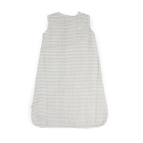 Image of Little Unicorn 12-18 Month Premium Muslin Sleep Sack 1.1 TOG | Soft & Breathable Muslin Cotton for safer sleep | 2 way zipper (Grey Stripe)