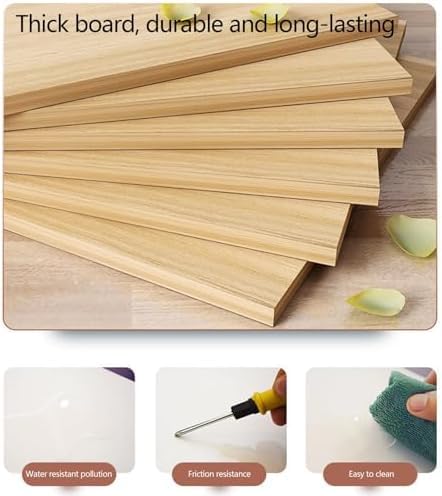 Scrivania moderna in legno, elegante bancone da ufficio per vendita al dettaglio, clinica e spazio di lavoro, tavolo versatile per computer con ampio spazio di archiviazione e nizzazione, perfetto per