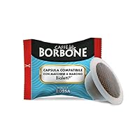 Caffè Borbone Miscela Rossa – 100 Capsule – Compatibili con Macchine a marchio Bialetti*