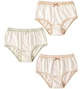 GZMM Girls Underwear Organic Cotton Panties Toddler Kids Briefs
