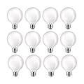 Philips LED 554055 Non-Dimmable G25 Frosted Glass Flicker-Free Light Bulb with EyeComfort Technology: 500-Lumen, 5000-Kelvin, 5.5-Watt (60-Watt Equivalent), E26 Base, Daylight, 12-Pack