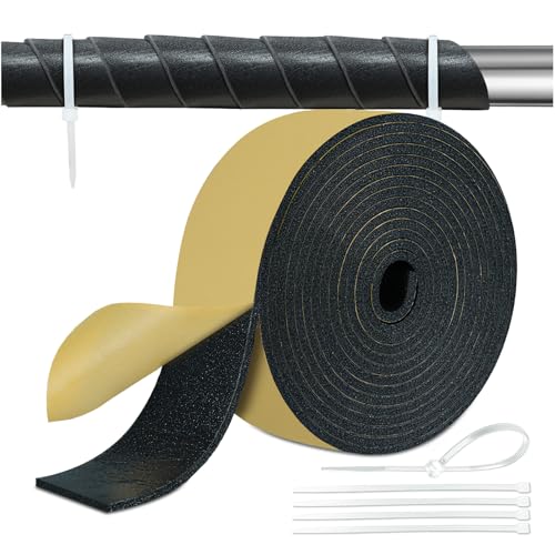 BXI Pipe Covering XPE Closed Cell Foam - 2 in x 16.4 Ft Self-Adhesive...