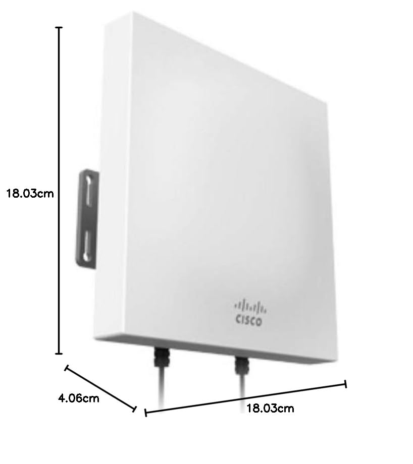 Antena de banda dupla Cisco Meraki, 8/6,5 dBi (MA-ANT-25) | Amazon