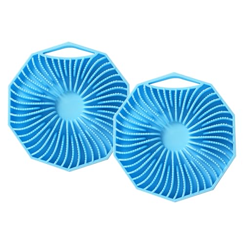 Estropajo Para La Ducha Corporal - Cepillo Exfoliante Para Baño Y Ducha - 2 Piezas Esponja Limpiadora Exfoliante, Masajeador De Silicona Y Luffa Para Todo Tipo De Pieles