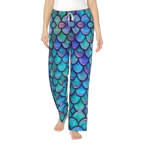 Pantalon pyjama flanelle femme à taille élastique contre le froid et les peluches