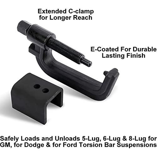 BTSHUB Univeral Torsion Bar Unloading Tool with Adapter, Torsion Key