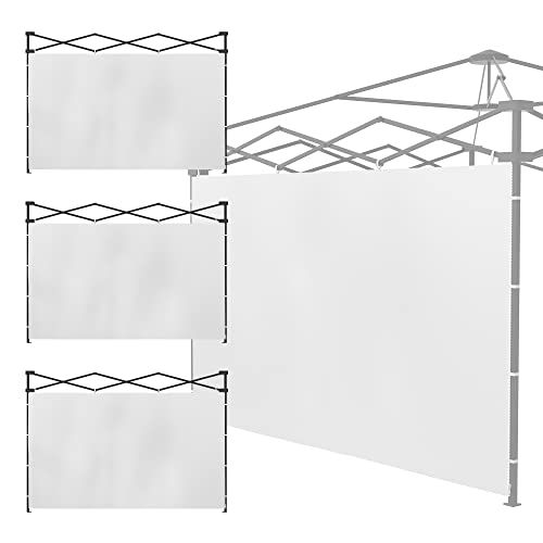 Morngardo - Juego de 3 paredes laterales para tienda de campaña exterior Ez Up de 25,4 x 25,4 cm, impermeable y protección UV