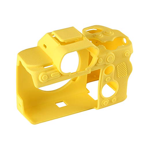 Stseetop Sony A7Iv Case, Silicone Rubber Protective Camera Body Skin Case Cover, Compatible With Sony A74 A7M4 A7Iv (Yellow) #TOP7