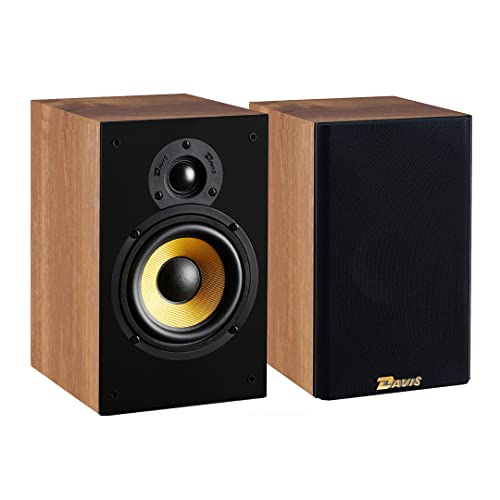 Davis Acoustics Hera 50 Noyer - Paire d'enceintes étagère Passive 2 Voies/2 Haut-parleurs - Vendue à la Paire