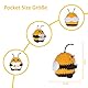 ESSENTIVAL® Premium Handmade Positive Biene Pocket Hug aus Strickwolle, Kleine Umarmung, Kreative Glücksbringer für Prüfung, Abschluss, Mutmacher, Gute Besserung Geschenk, Kartoffel (Biene)