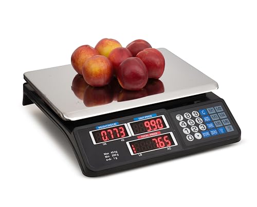 Kitchen Digital Electronic Scale 40KG 1g Accuracy Commercial Shop Platform Postal Weight Scales Food (New 40KG Black)