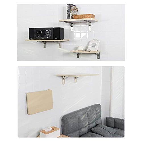 Bureau d'ordinateur pliant en bois, la solution de table murale pour studio et chambre - 5