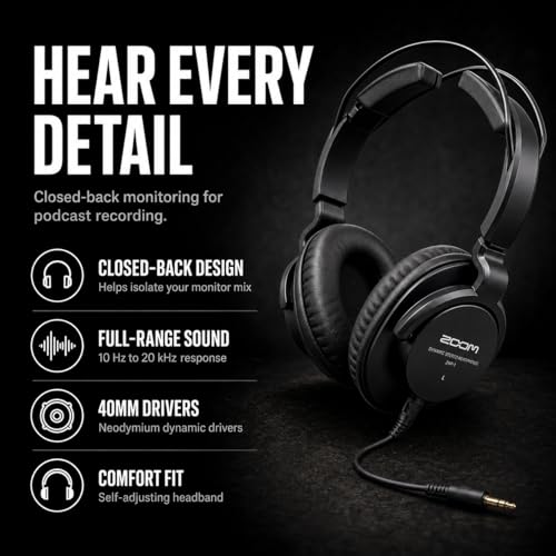 Image of Zoom PodTrak P4next Podcast Recorder Bundle with ZDM-1 Podcast Mic Pack Includes Dynamic Microphone, Headphones, Tripod, Windscreen, and XLR Cable (P4next + Podcast Mic Pack Bundle)