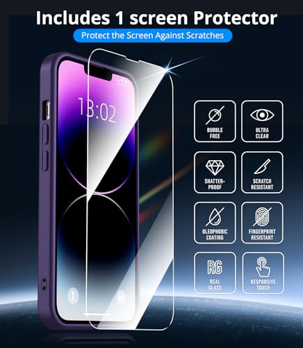Coque iPhone 13 antichoc de qualité militaire avec son verre trempé